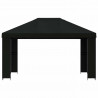 Altana 4 × 3 m Czarny Poliester i Stal 190 gsm