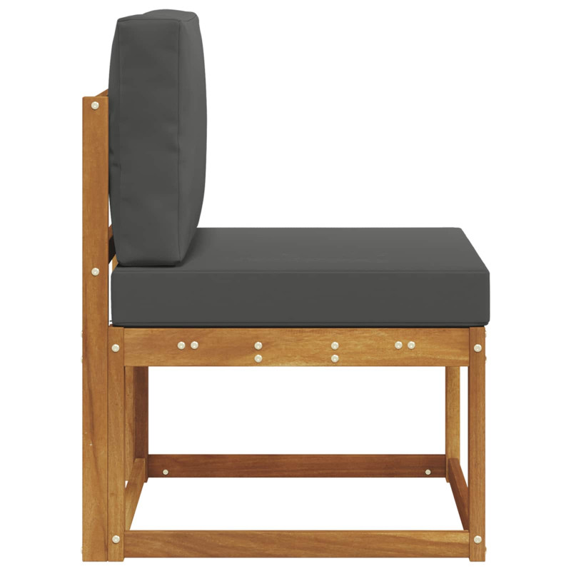 Środkowa sofa ogrodowa Lite Drewno Akacji Naturalny