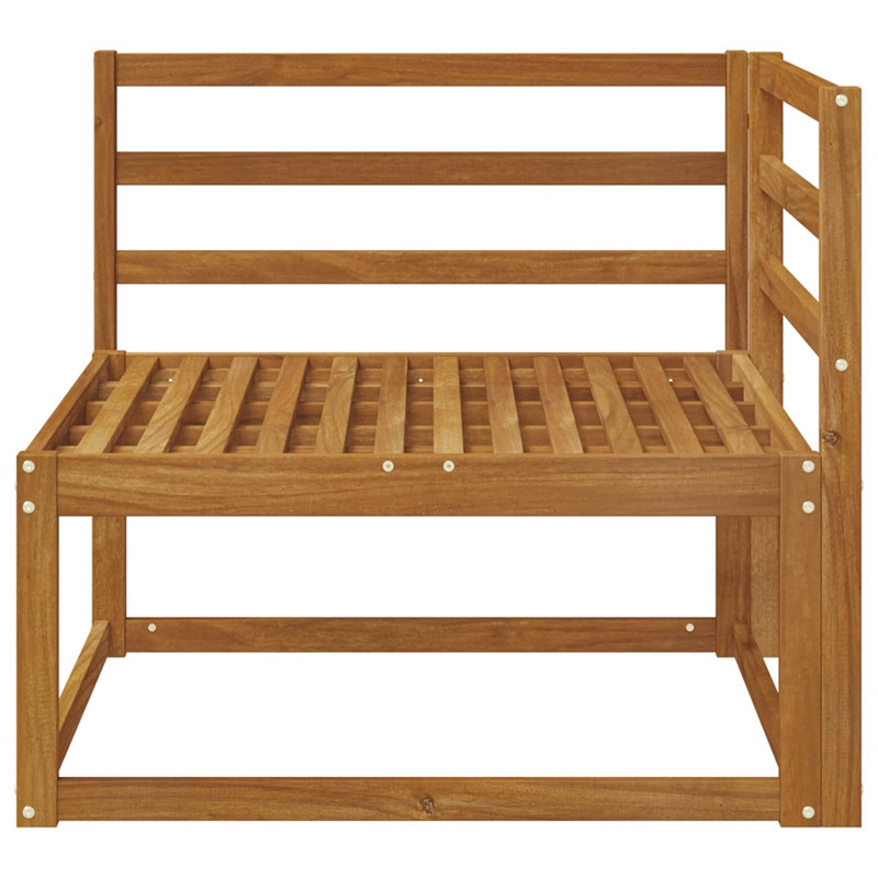 Sofa narożna na zewnątrz Naturalny 83 x 83 x 73 cm