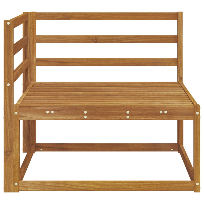 Sofa narożna na zewnątrz Naturalny 83 x 83 x 73 cm