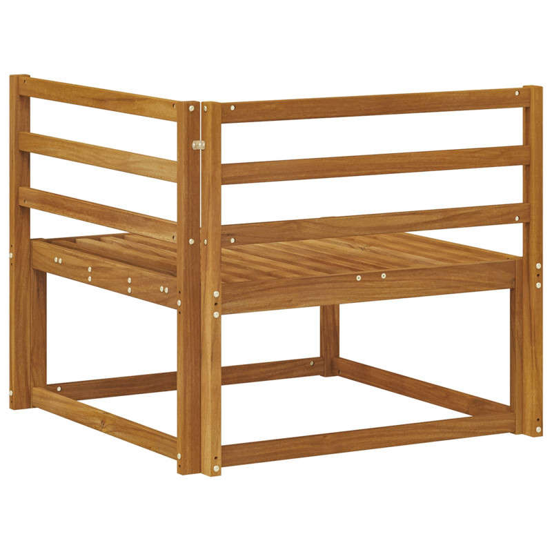 Sofa narożna na zewnątrz Naturalny 83 x 83 x 73 cm