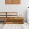 Sofa końcowa na zewnątrz Naturalny 115 x 83 x 73 cm