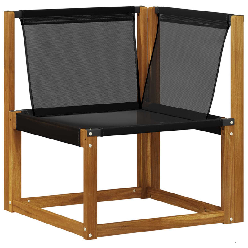 Modułowa sofa na zewnątrz z poduszką 2 Sztuka Naturalny