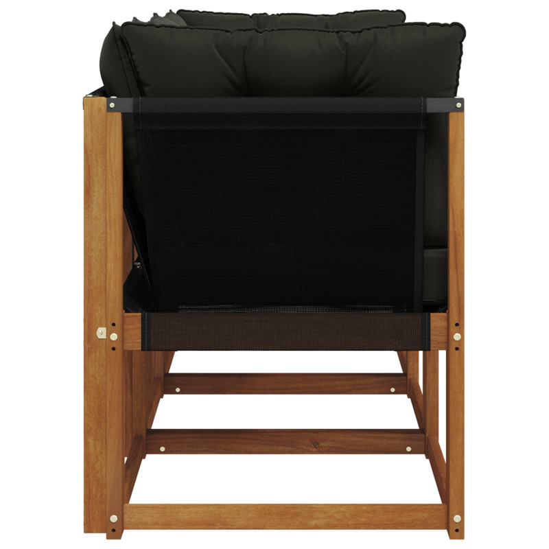 Modułowa sofa na zewnątrz z poduszką 3 Sztuka Naturalny