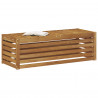 Stołek Ławka na Zewnątrz Naturalny 115 x 43 x 37 cm