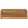 Stołek Ławka na Zewnątrz Naturalny 115 x 43 x 37 cm