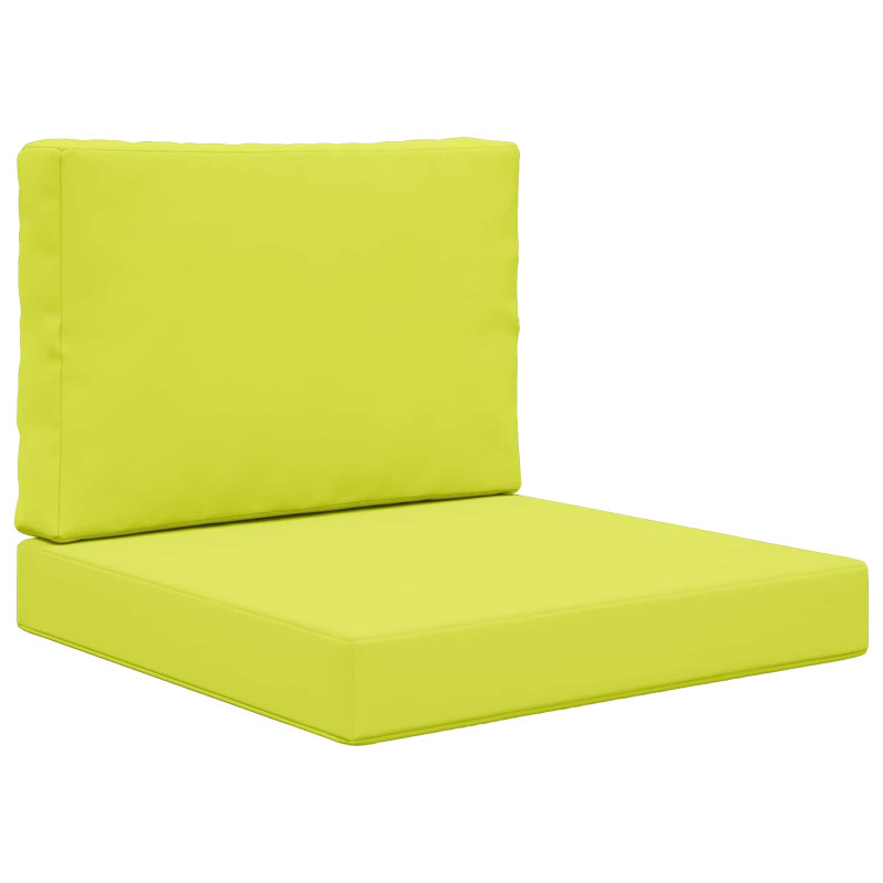 Poduszka do sofy na zewnątrz 2 pcs Zielony Poliester