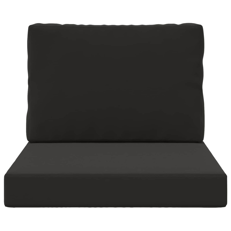 Poduszka do sofy na zewnątrz 2 pcs Czarny Poliester