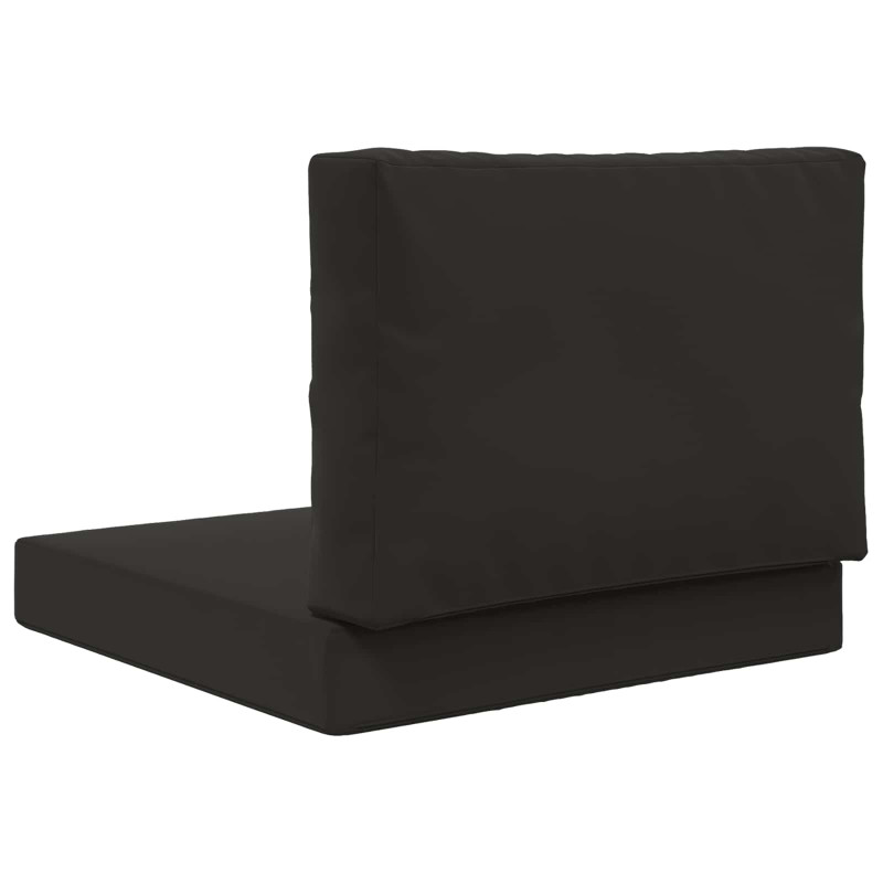 Poduszka do sofy na zewnątrz 2 pcs Czarny Poliester