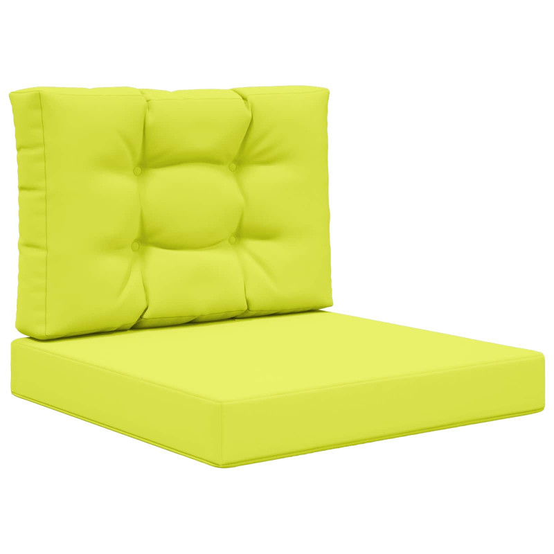 Poduszka do sofy na zewnątrz 2 pcs Zielony Poliester