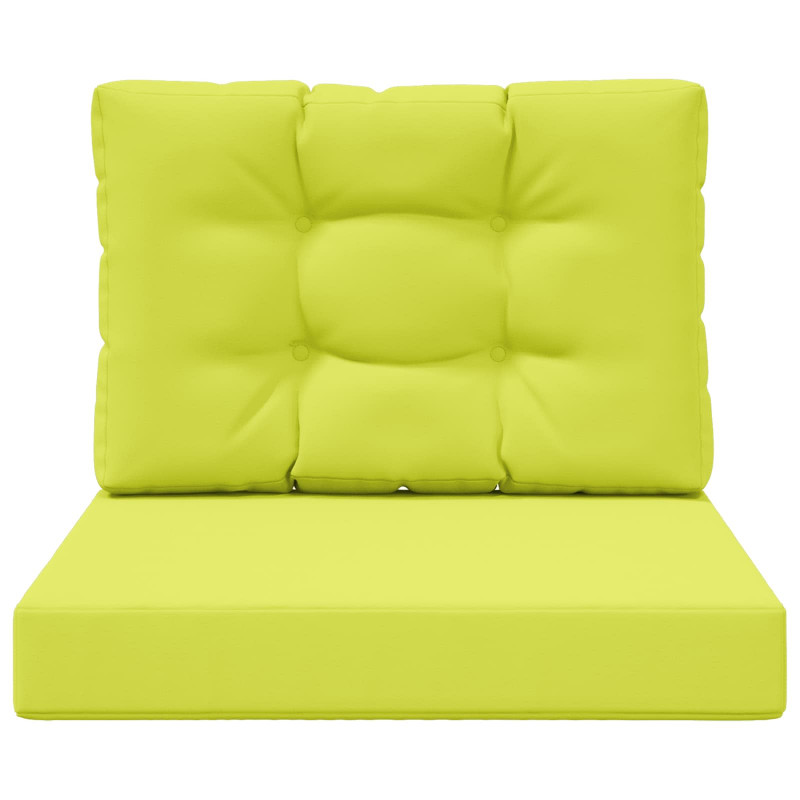 Poduszka do sofy na zewnątrz 2 pcs Zielony Poliester