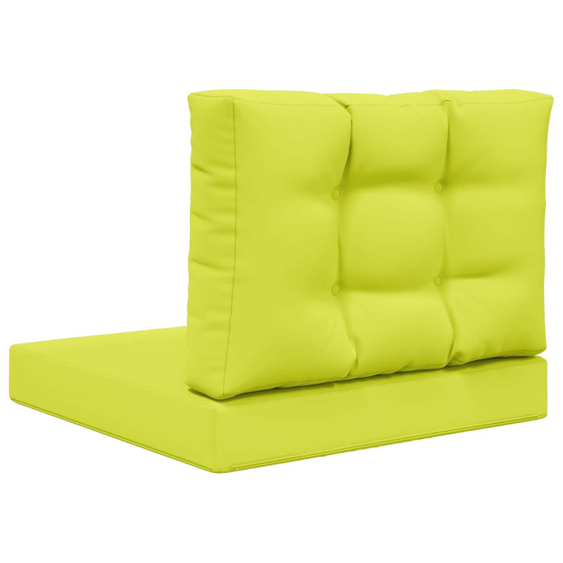 Poduszka do sofy na zewnątrz 2 pcs Zielony Poliester