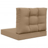 Poduszka do sofy na zewnątrz 2 pcs Ciemnoszary Poliester