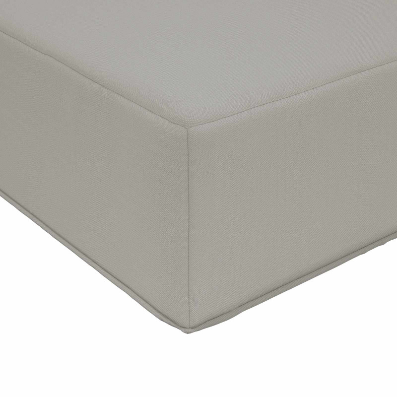 Poduszka do sofy na zewnątrz 3 pcs Szary Poliester
