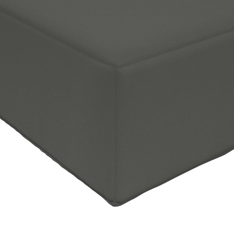 Poduszka do sofy na zewnątrz Antracyt 80 x 80 x 8 cm Poliester