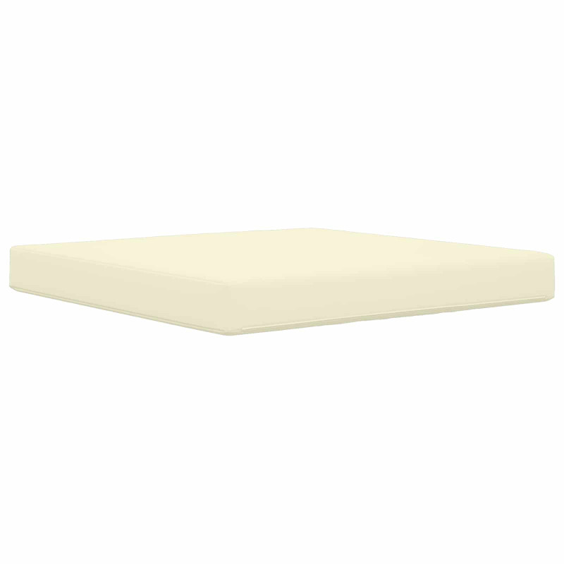 Poduszka do sofy na zewnątrz Kremowy 80 x 80 x 8 cm Poliester