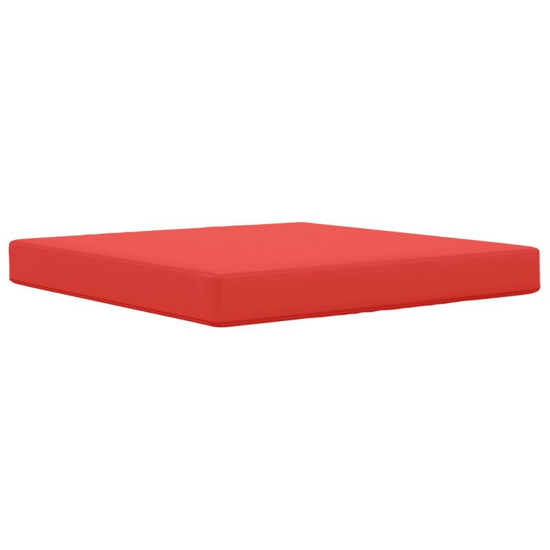 Poduszka do sofy na zewnątrz Czerwony 80 x 80 x 8 cm Poliester