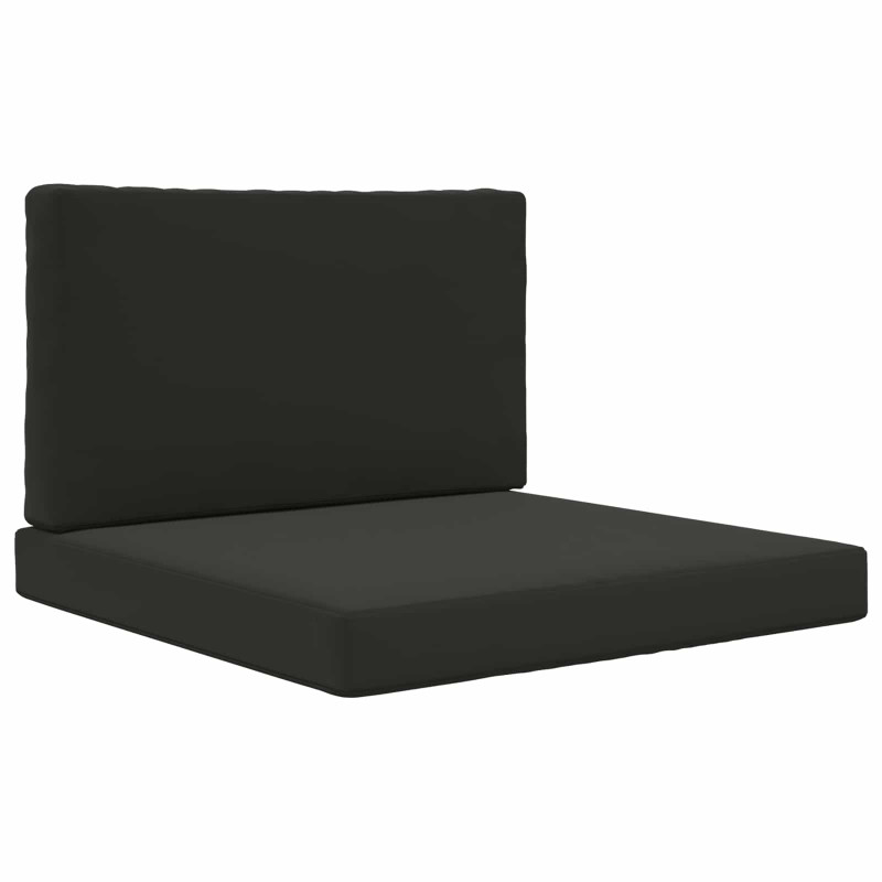 Poduszka do sofy na zewnątrz 2 pcs Czarny Poliester