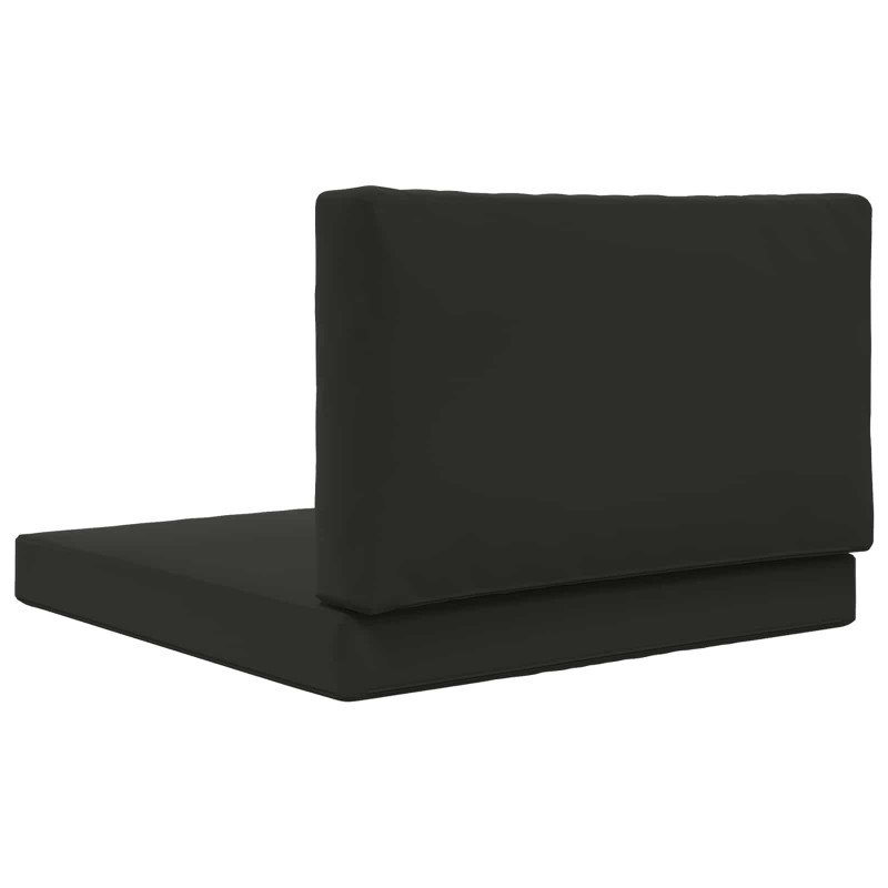 Poduszka do sofy na zewnątrz 2 pcs Czarny Poliester
