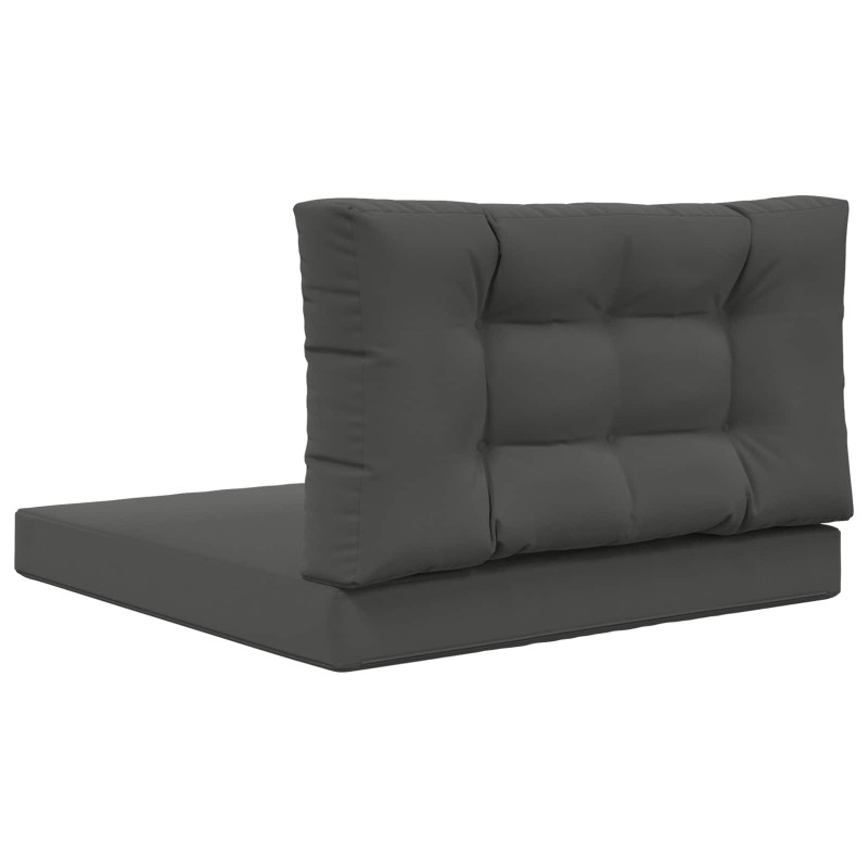 Poduszka do sofy na zewnątrz 2 pcs Antracyt Poliester