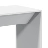 Stolik barowy, biały, 51x50x103,5 cm, materiał drewnopochodny
