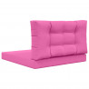 Poduszka do sofy na zewnątrz 2 pcs Różowy Poliester
