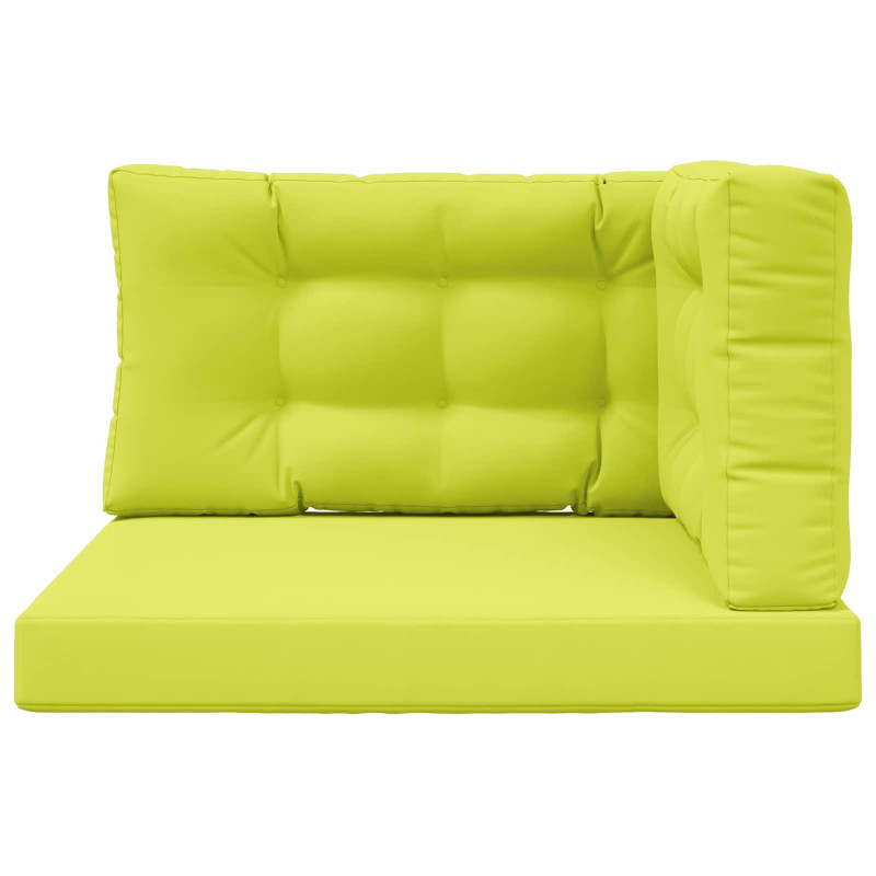 Poduszka do sofy na zewnątrz 3 pcs Zielony Poliester