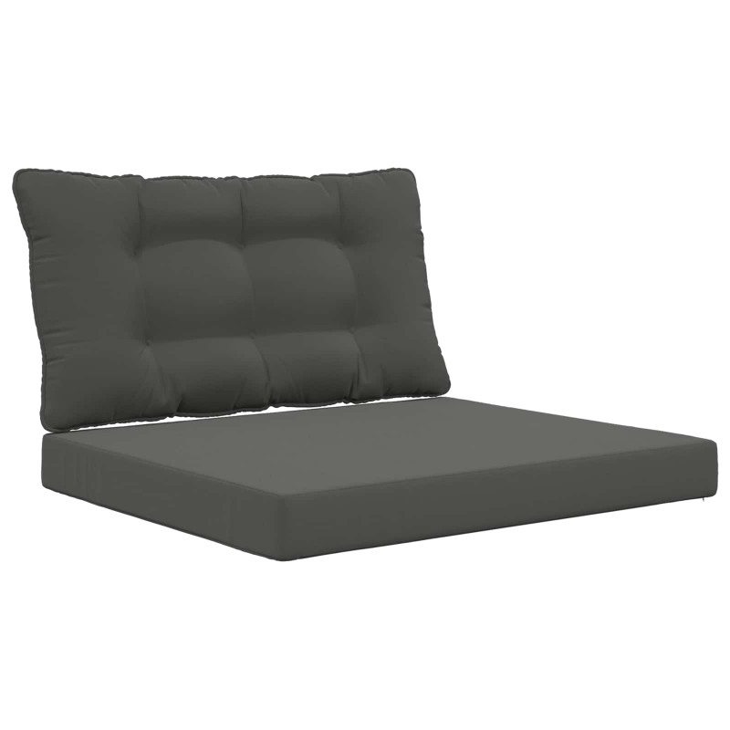 Poduszka do sofy na zewnątrz 2 pcs Antracyt Poliester