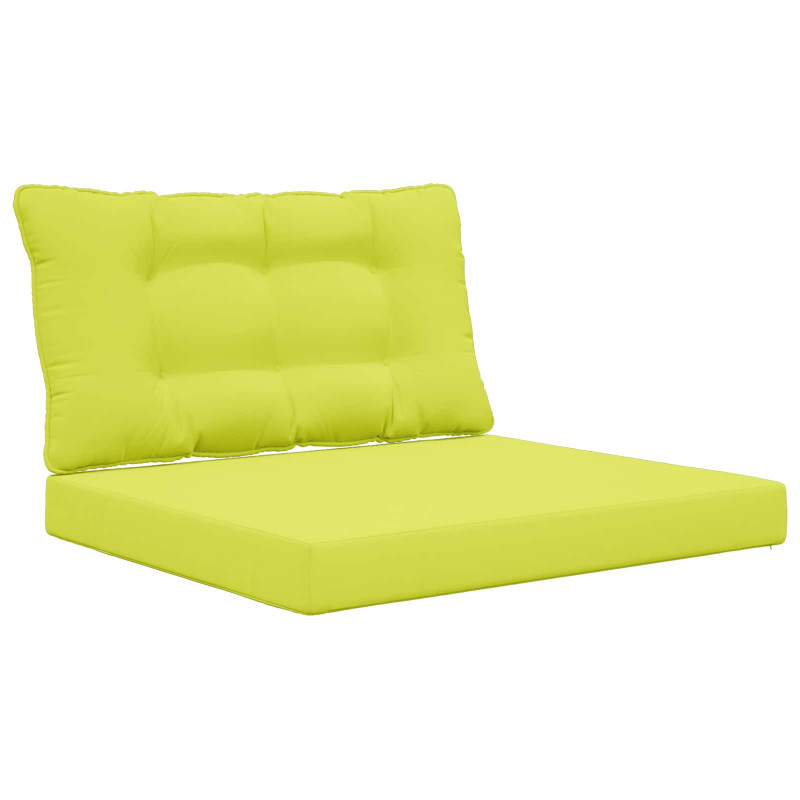 Poduszka do sofy na zewnątrz 2 pcs Zielony Poliester