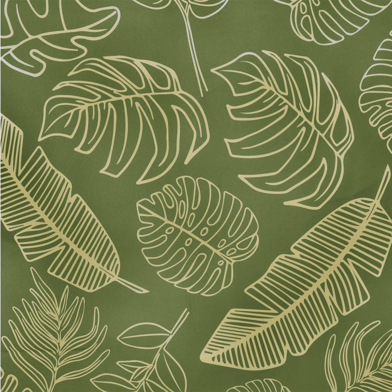 Poduszka siedzeniowa na zewnątrz Zielone Liście 80 x 40 x 8 cm