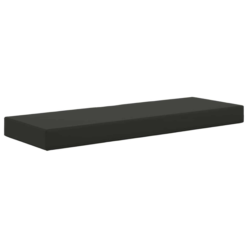 Poduszka siedzeniowa na zewnątrz Czarny 111,5 x 40 x 8 cm