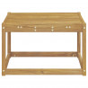 Outdoor Hocker Lite Drewno Akacji Biały 59 x 59 x 37 cm