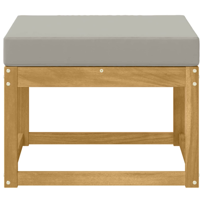 Outdoor Hocker Lite Drewno Akacji Biały