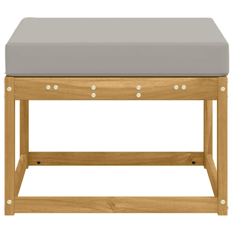 Outdoor Hocker Lite Drewno Akacji Biały