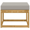 Outdoor Hocker Lite Drewno Akacji Biały
