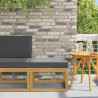 Outdoor Hocker Lite Drewno Akacji Biały