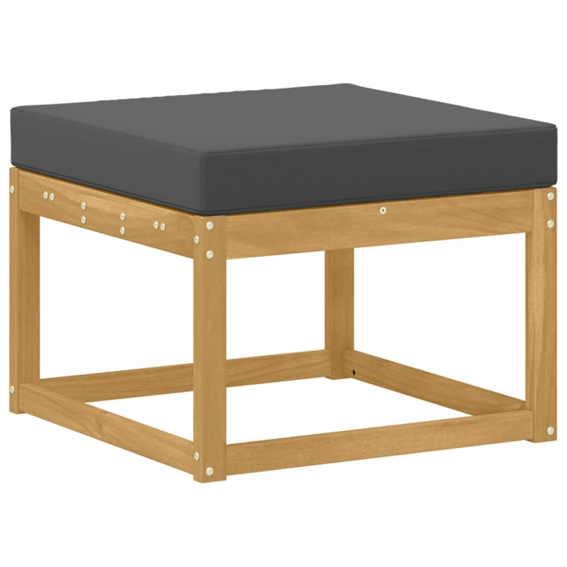 Outdoor Hocker Lite Drewno Akacji Biały