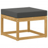Outdoor Hocker Lite Drewno Akacji Biały
