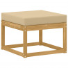 Outdoor Hocker Lite Drewno Akacji Biały