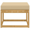 Outdoor Hocker Lite Drewno Akacji Biały