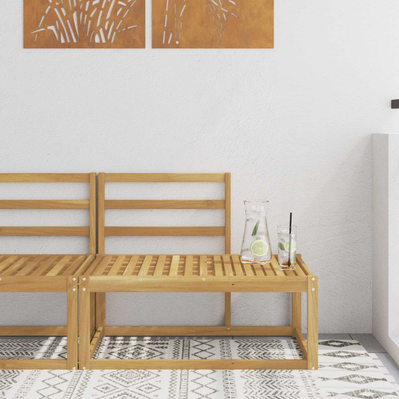 Sofa końcowa na zewnątrz Biały 91 x 63 x 73 cm