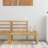 Sofa końcowa na zewnątrz Biały 91 x 63 x 73 cm