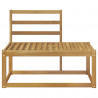 Sofa końcowa na zewnątrz Biały 91 x 63 x 73 cm