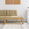 Sofa końcowa na zewnątrz Biały 115 x 83 x 73 cm Poliester