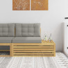 Sofa końcowa na zewnątrz z poduszką Biały 115 x 83 x 73 cm