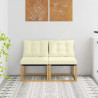 2 Sztuka Środkowa sofa ogrodowa