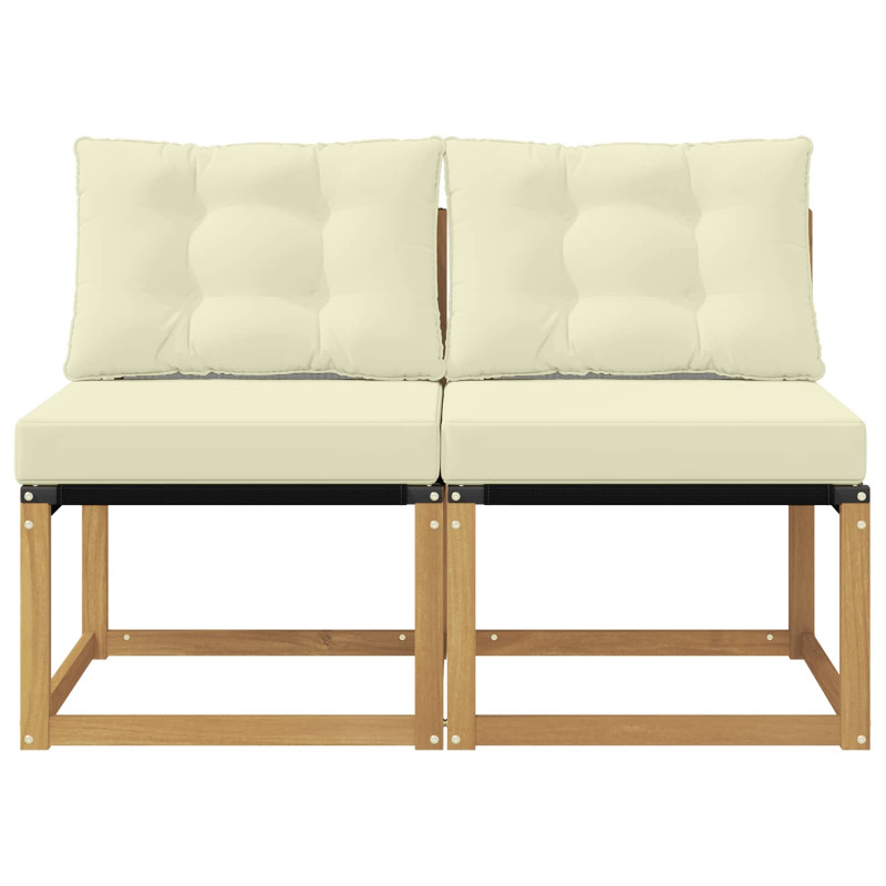 2 Sztuka Środkowa sofa ogrodowa