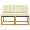 2 Sztuka Środkowa sofa ogrodowa