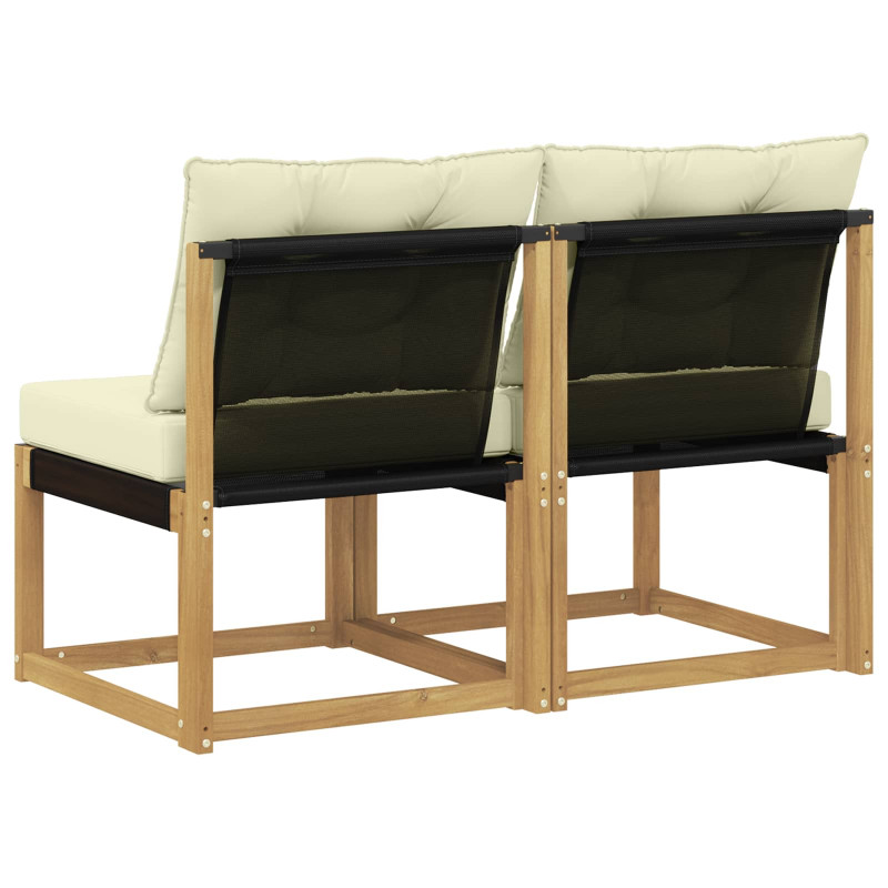 2 Sztuka Środkowa sofa ogrodowa