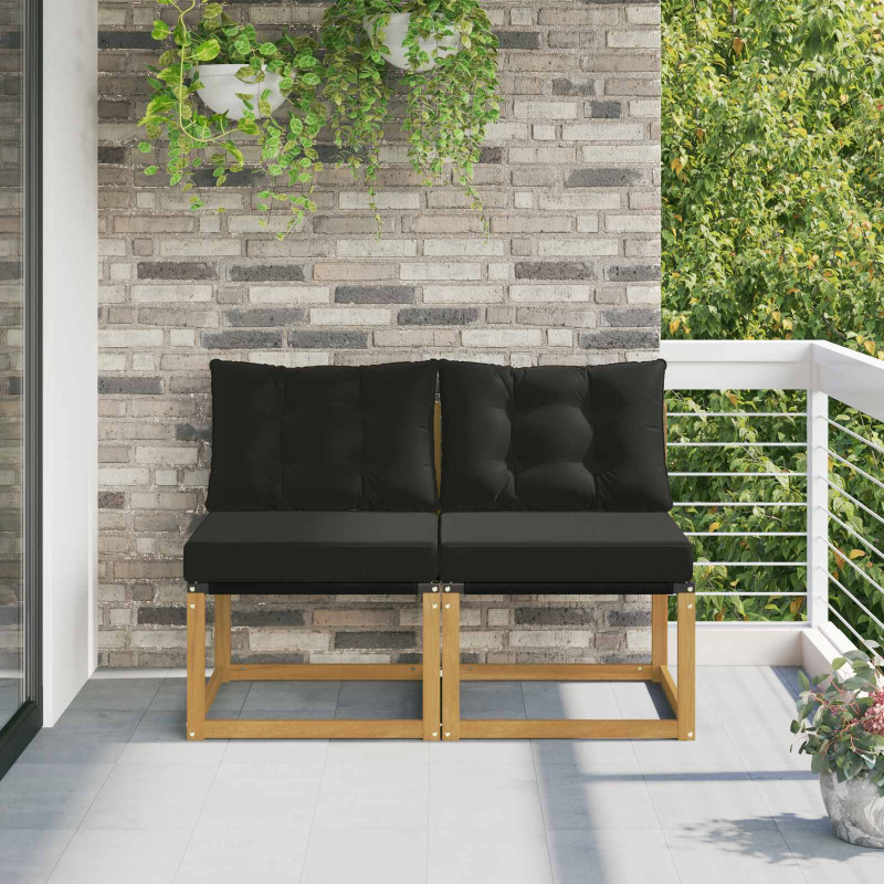 2 Sztuka Środkowa sofa ogrodowa